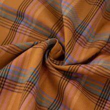 Super Hot Selling 97 Polyester 3 Spandex Yarn Dyed Rayon Fabric for Shirts Skirts Rayon Fabric thumbnail-2