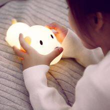 Hot Sale Children Baby Popular Cute Animal Rechargeable Silicone Led Night Light For Kids thumbnail-6