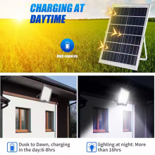 IP65 Outdoor Waterproof Security 100w 200w 300w 400w 500w LED Solar Powered Flood Light thumbnail-4