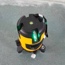 5 Line Green Beam Laser Level Rechargeable Self-Leveling Construction Tool With Adjustable Platform for Wall Ceiling Work thumbnail-2