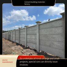 Prefabricated Concrete Fence Panels, Precast Cement Assembled Barriers for Construction Sites, Land Enclosures in Rural Construction, Isolation Fences thumbnail-2