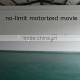 no-limit motorized movie screen/HOT sale Extra Large tension screen with high gain screen fabric