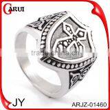 Silver Jewelry Wholesale Cross Ring for Men Silver Rings thumbnail-1