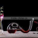 Elegant Mouth Blown Clear Glass Flask or Glass Vase/Glass Wine Decanter thumbnail-4