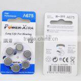 1.4v hearing aid battery a675