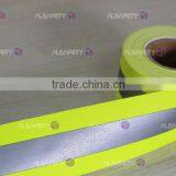 Fluorescent Yellow-Green Flame Retardant Reflective Fabric thumbnail-2