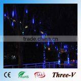 Blue 30cm/ 144 LED Meteor Shower Rain Lights Waterproof 8 Tubes String for Xmas Quality Choice