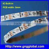 PCB Width 5mm Addressable Flex Led Strip WS2812B WS2812 144/100/60/30 Led Strip Lights