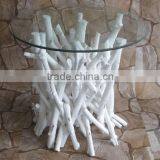 Shabby Chic Glass Coffee Table