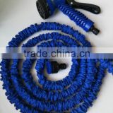 promotion plastic cheap price bule magic hose with blue color cone spray nozzle