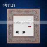 Single Package Multi-role 1 Gang 1 Way Switch Witch 2 Pin Socket