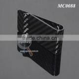 Box Packing Up-market Promotional Wholesale 100% Carbon Fiber Money Clip thumbnail-3