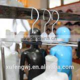High Quality Adult Trousers Plastic Hangers Black/White for Shopping Mall Xufeng Factory Sale