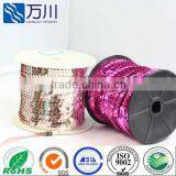 2012 Best Selling Garment Accessories Sequin String,high Quality PVC Sequin Paillette Trimming Wholesale thumbnail-1