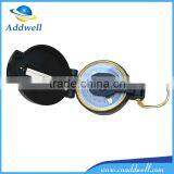 Black Lensatic Magnetic Compass With Magnifier