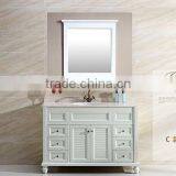 White Bathroom Cabinet/solid Wood Bathroom Cabinet/wooden Bathroom Cabinet Quality Choice thumbnail-1