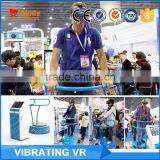 Hottest and Amazing Vibrating Standing VR 9D VR Roller Coaster 9D Cinema