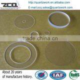 High Precision Perforated Quartz Glass Disc The Minimum Hole 0.8mm thumbnail-2