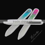 lady colorful glass nail file