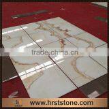 Yellow Vein Cream Onyx Tile for Lobby Floor