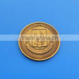 custom old brass coin with antique colour