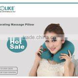 Portable u-shape neck electric Massage pillow for travel/car/airplane/office/home use