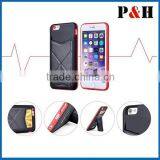 2015 Arrival Thin PU+TPU Card Holder Stand Back Case Cover For IPhone 6 ,6 Plus thumbnail-5
