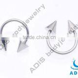 Fashion G23 Titanium Horseshoes With Cone thumbnail-1