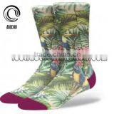 Colorful Flowers Sublimation Custom Print Socks