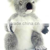 Grey koala plush body puppet