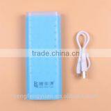 Factory Wholesale 15000mAh 3 USB Power Bank With Big Torch Light thumbnail-5