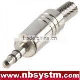 3.5mm Stereo Plug Metal With Spring