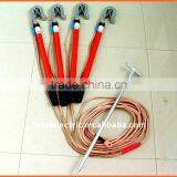 CE Certificate High Voltage Portable Earth Rod With Earth Wire thumbnail-2