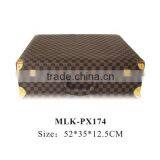 Short-distance Eminent Travel Vintage Leather Luggage Suitcase thumbnail-1