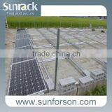 Flat Roof Ballast Solar Panel pv Mounting Structure