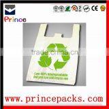 Accept Custom Order and Vest Handle Sealing & Handle Biodegradable Bag