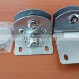 HJ-064 New Design 10cm Semicircle Single Hinge Glass Cabinet Hinge Made in China Display Cabinet Hinge thumbnail-5