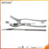 4pcs Bulk Metal Stainless Steel Fork Spoon and Knife thumbnail-5