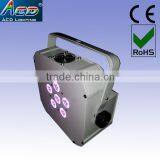 6*10w 4in1 Rgbw Battery Powered Wireless Dmx Led Flat Par Led Uplighting