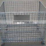 RH-C-E01 Heavy Duty Warehouse Storage Cage,Folding Steel Wire Mesh Cage thumbnail-2