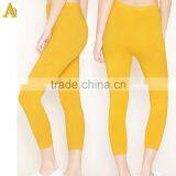 Leggings Polyester Elastane Mesh Yoga Leggings Wholesale Fitness Clothing With Screen Printing Logo thumbnail-2