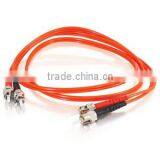 9m ST-ST 50/125 OM2 Duplex Multimode Fiber Optic Cable (Plenum-Rated) thumbnail-1