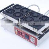 4pcs Commercial Use Non-stick 110v 220v Electric 180 Degree Swing 10cm Digital Donut Baker thumbnail-2