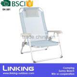 Different Color Portable Compact Folding Aluminum Beach Lounge Chair