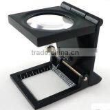 New Frame Cloth Watching Stand Magnifying Glass Metal Loupe Magnifiers thumbnail-1