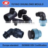 Injection Plastic Pipe Fitting Moulding