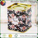 High quality and colorful tin tea box hot sale