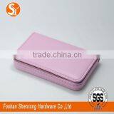 Concise Design Unisex Gender Black and Brown PU Leather Credit Name Card Holder With Cheap Price thumbnail-4