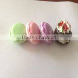 Plastic PVC Macaron Model for Display | Cell Phone Strap Charm | Yiwu Sanqi Crafts - Fake Food Manufacturer in China