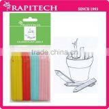 4 Inch Gardening Plastic Assorted Colored Pointed Plant Tag thumbnail-2